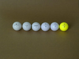 golfball vergleich sichtbarkeit farben normale sicht rot-gruen-schwaeche simulation
