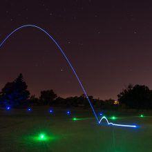 Night Eagle LightUp LED Golfball in Aktion