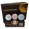 Kaede Pro Soft Distance Golfbälle 3 Farben Champagner Pink Blau Silber 12er Pack oben