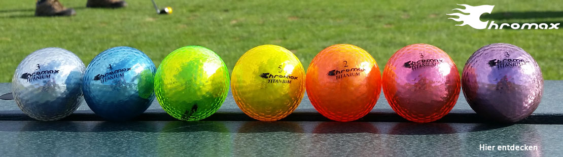 Marke Chromax Golf Banner für Markenseite