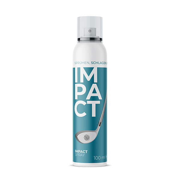 Impact Spray Sweetspot Trainingshilfe Treffpunkt Vorderseite