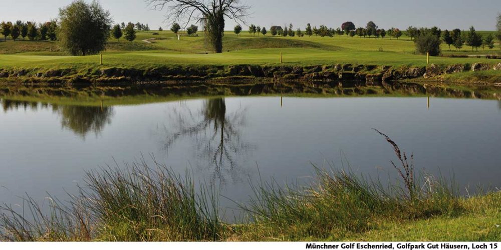 Münchner Golf Eschenried Golfpark Gut Häusern Loch 15