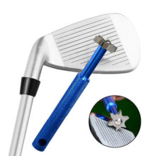 Groove Sharpener Rillenschärfer Blau Reinigung Golfschläger Lupe