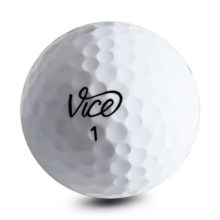 Vice Drive Golfbälle Weiß Ansicht Front