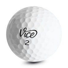Vice PRO Golfbälle Weiß Ansicht Front