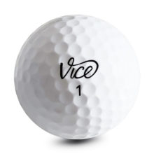 Vice PRO SOFT Golfbälle Weiß Ansicht Front