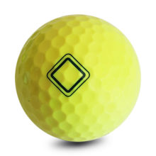 Vision Pro Soft UV Yellow™ Pro Golfbälle Gelb Frontansicht