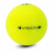 Vision Pro Tour X UVee® Yellow Glanz Golfbälle Gelb Frontansicht