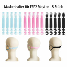Maskenhalter Haken Ohrenschoner FFP2 Maske Mundschutz Titelbild