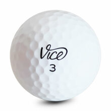 Vice PRO PLUS Golfbälle Weiß Ansicht Front