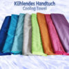 Kühlendes Handtuch Cooling Towel Mikrofaser 100 x 30cm Ansicht 8 Farben ausgebreitet Composing