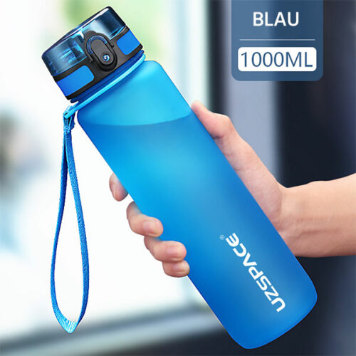 Wasserflasche 1000 ML BPA-Frei Uzspace Sportflasche Trinkflasche 1L 