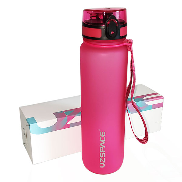 Trinkflasche Wasserflasche 1L Tritan BPA-Frei - Flip-Top-Deckel