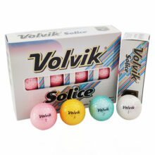 Volvik Solice Golfbälle Metallic 12er Box 4 Farben