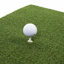 Golf Schlagmatte Übungsmatte 60 x 40cm Ansicht Ball auf Tee