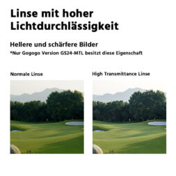 Gogogo Sport Vpro GS24-MTL Entfernungsmesser Golf Laser High Transmittance Linse