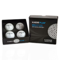 KAEDE Plus Metal Aero Soft Golfbälle Box offen Deckel