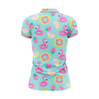 Damen Golf Poloshirt - Donut Back