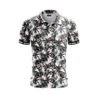 Herren Golf Poloshirt - Cool Pineapple Front