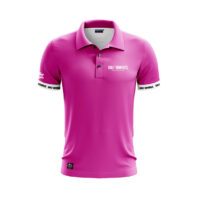 Herren Golf Poloshirt - Need Money For Golf Pink Front