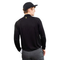 Herren Black TENCEL™ Long Sleeve back