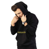 Herren Oversized Revolución Hoodie Gelb Bio Baumwolle Front