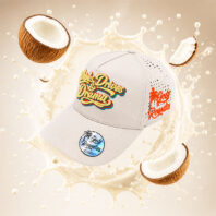 Netz-Basecap Drinks, Drives & Drama Beige