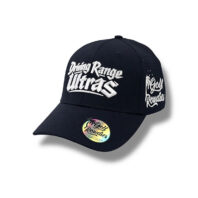 Netz-Basecap Driving Range Ultras Schwarz seitlich räumlich