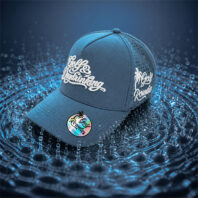 Netz-Basecap Golf & Daydrinking Petrol neu