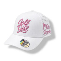 Netz-Basecap Golf Girl Weiß frei