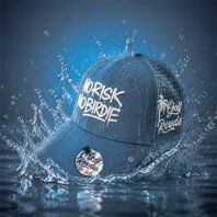 Netz-Basecap No Risk, No Birdie Petrol neu