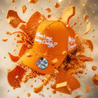 Netz-Basecap Where´s my fucking Caddy Orange