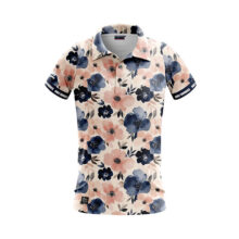 Damen Golf Poloshirt - Wild Bloom Front